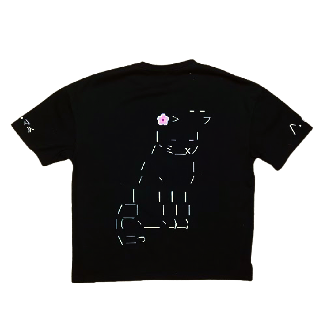 ascii cat shirt