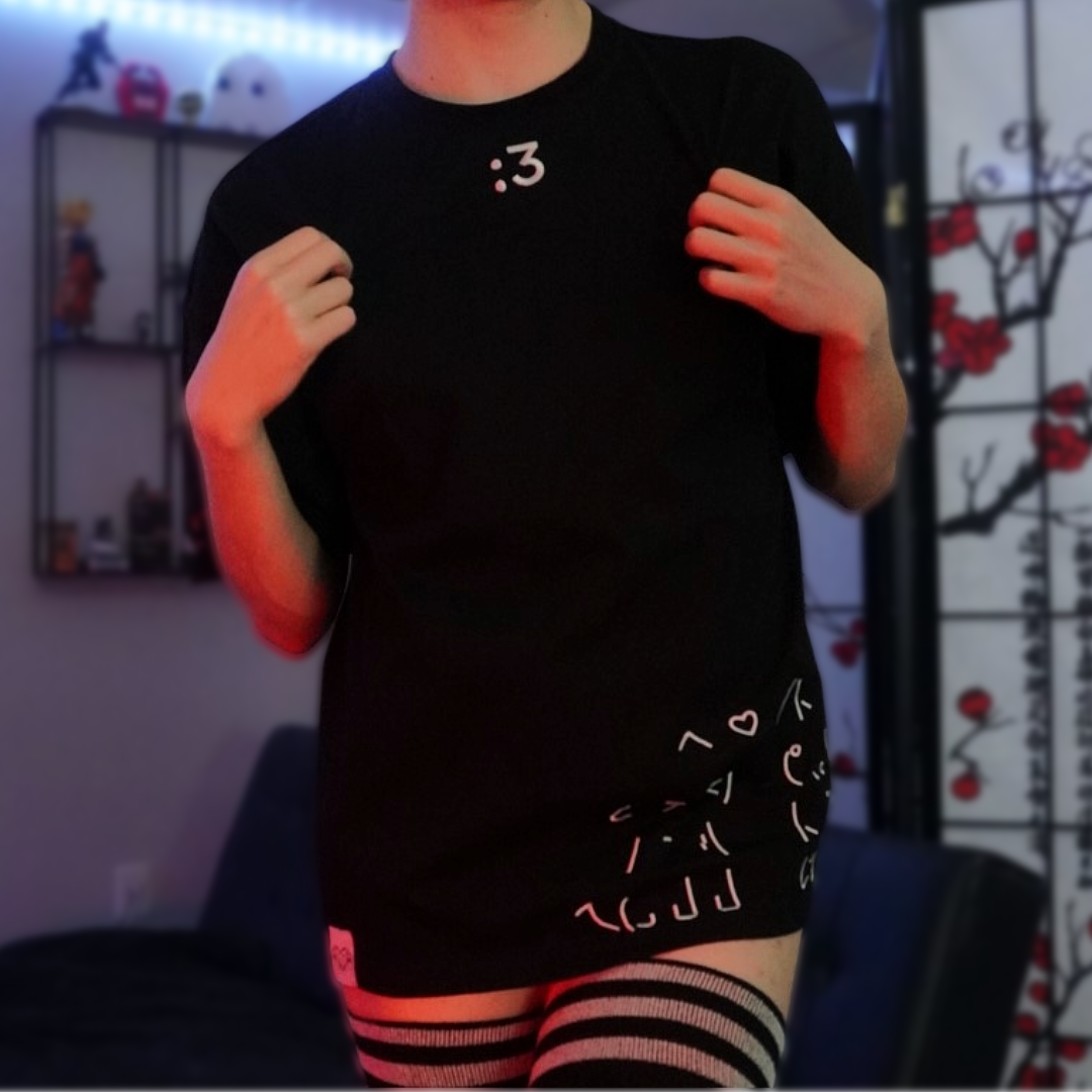 ascii cat shirt